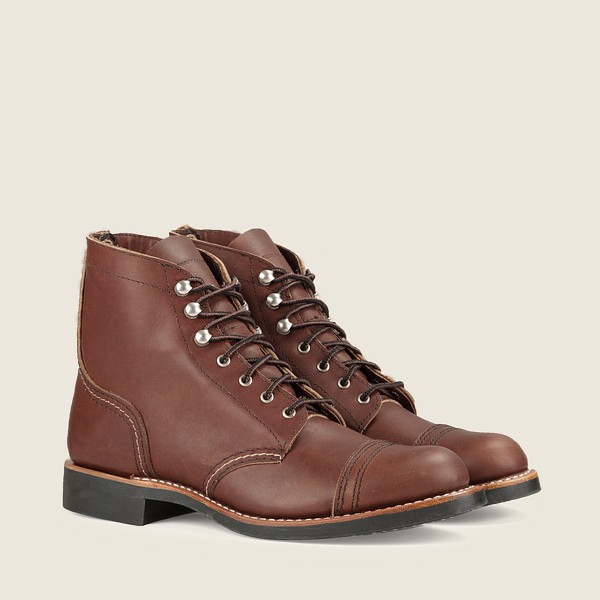 Red Wing Heritage Bot Bayan - Iron Ranger - Short Harness Deri - Kahverengi - 31MBVWGON